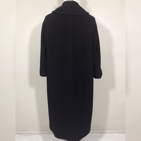 Dark As Night Black Swing Coat - Picture 5 of 7